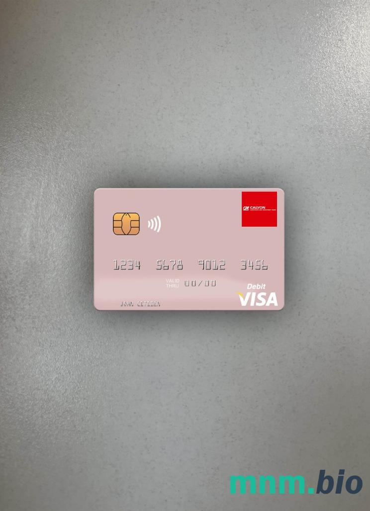Thailand Calyon bank visa obciążyć card wygląd fotograficzny skan PSD + zdjęcie